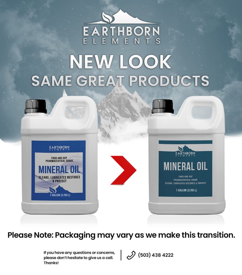 Earthborn Elements Mineral Oil (1 Gallon) Food Grade, Pure & Undiluted Clear - Image 4